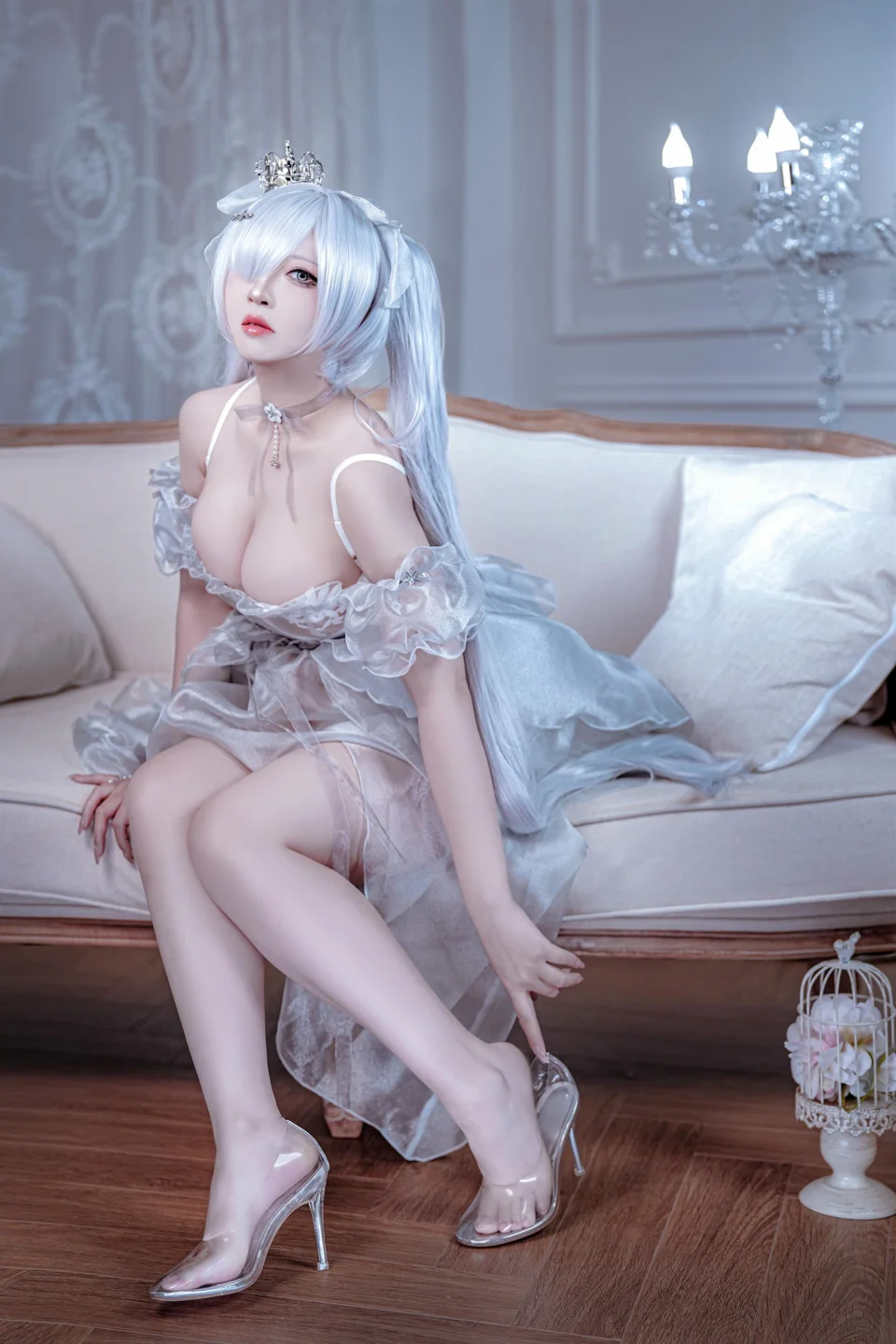 半半子 - No.107 NIKKE Cinderella [30P-140MB] tg@simisebaisi 【丝足阁】011.webp
